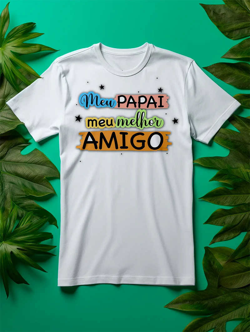 Camiseta Masculina T-Shirt Quality - Meu Papai