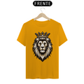 Camiseta Masculina T-Shirt Quality - Leão Com Coroa