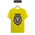 Camiseta Masculina T-Shirt Quality - Leão Com Coroa