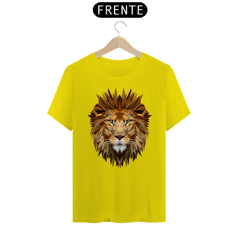 Camiseta Masculina T-Shirt Quality - Leão desenho