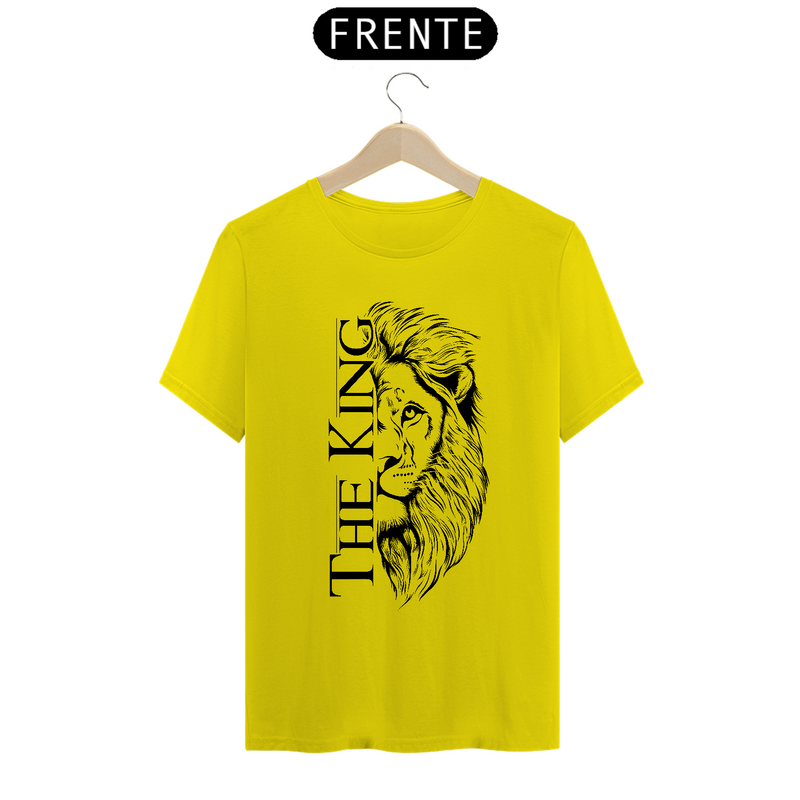 Camiseta Masculina T-Shirt Quality - Leão The King