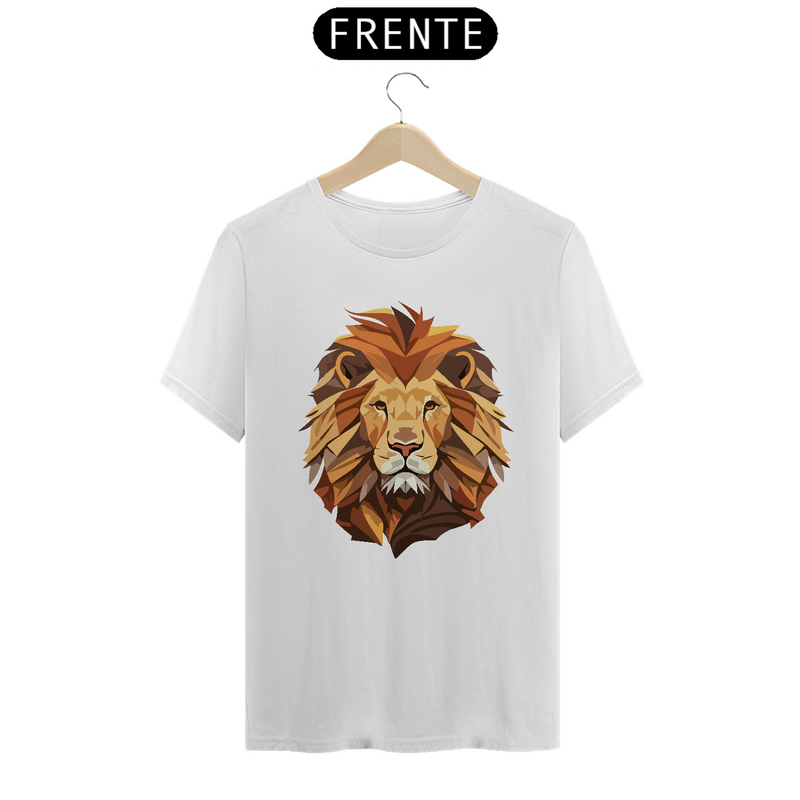 Camiseta Masculina T-Shirt Quality - Leão Desenho