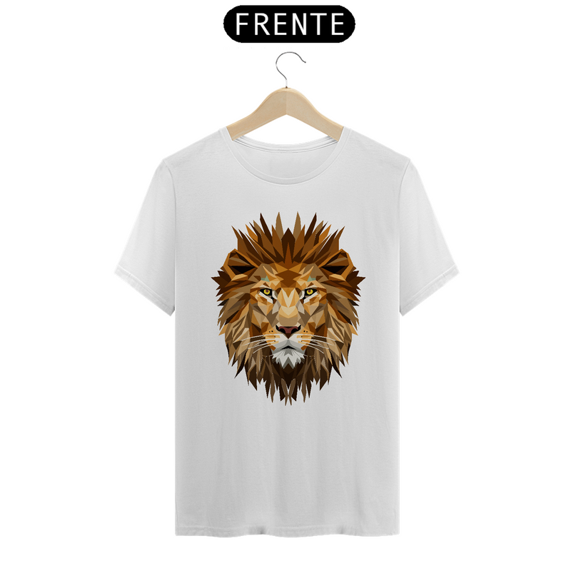 Camiseta Masculina T-Shirt Quality - Leão desenho
