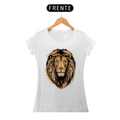 Camiseta Feminina Baby Long Quality - Leão Desenho