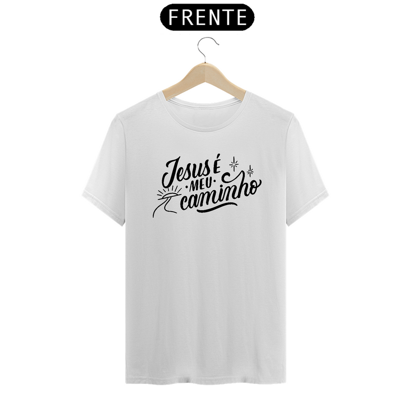 Camiseta Masculina T-Shirt Quality - Jesus É Meu Caminho