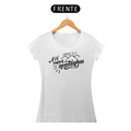 Camiseta Feminina Baby Long Quality Branco - A Fé Move Montanha