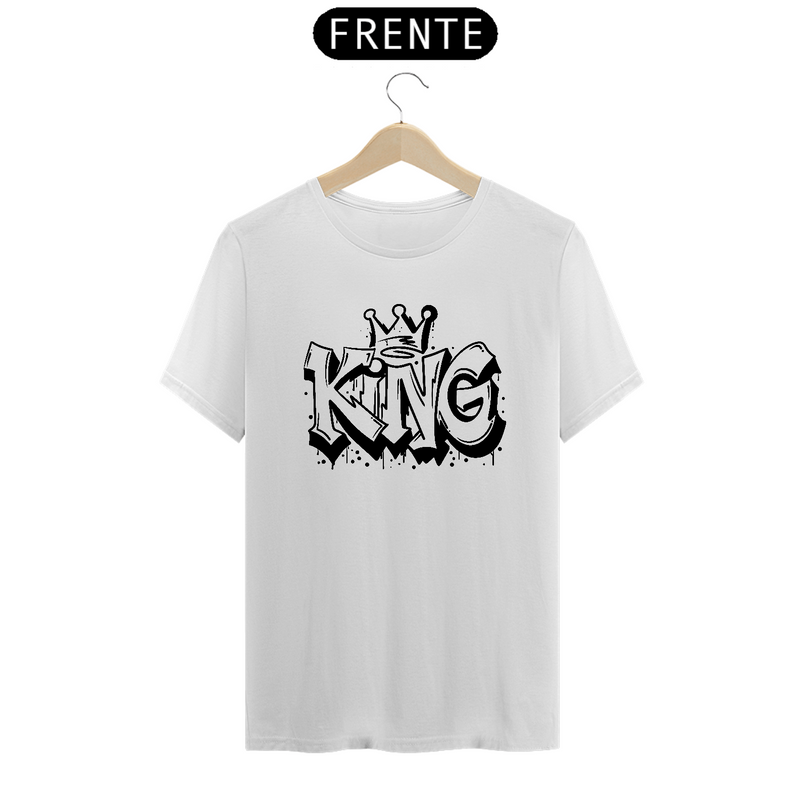 Camiseta Masculina T-Shirt Quality Branco -  King