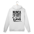 Moletom Canguru - Nunca Foi Sorte Sempre Foi Deus