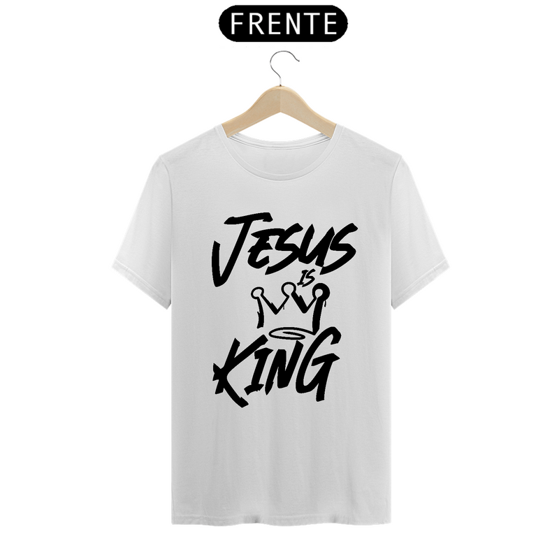 Camiseta Masculina T-Shirt Quality- Jesus is King