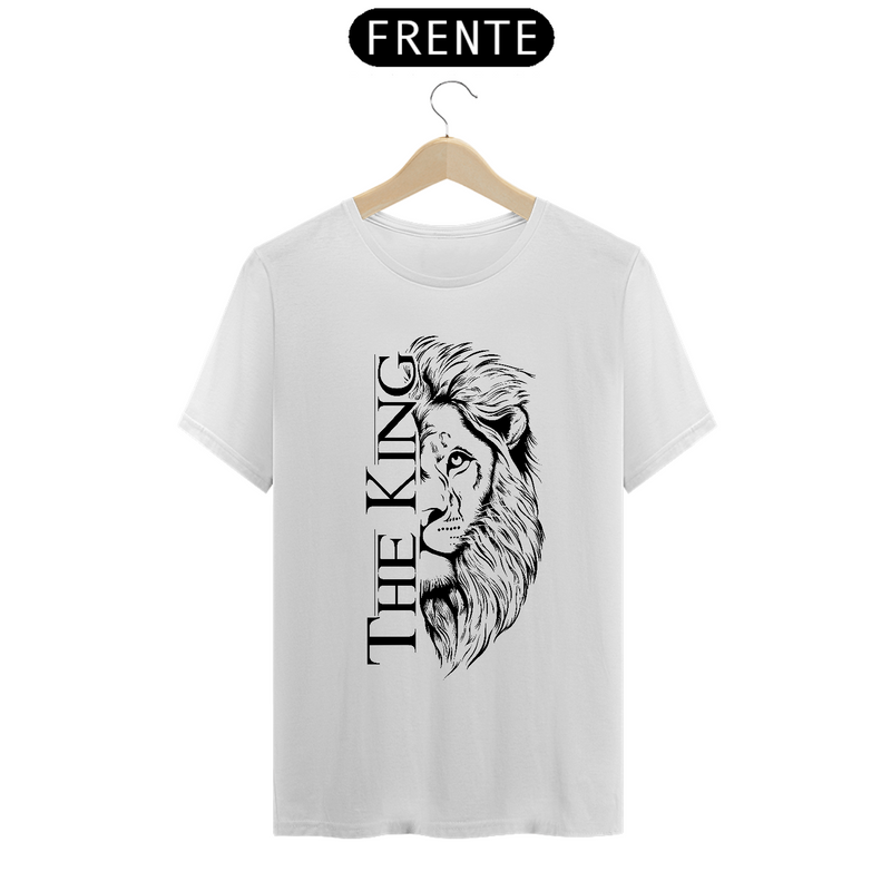 Camiseta Masculina T-Shirt Quality - Leão The King