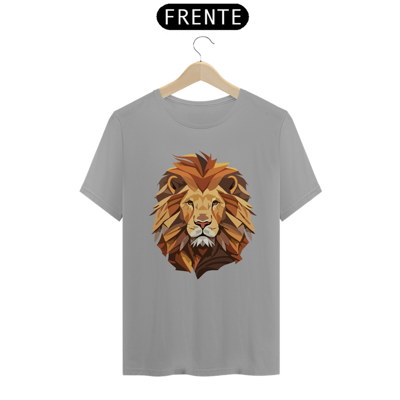 Camiseta Masculina T-Shirt Quality - Leão Desenho