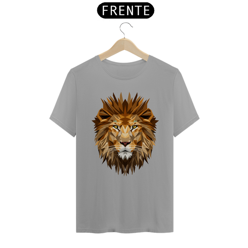 Camiseta Masculina T-Shirt Quality - Leão desenho