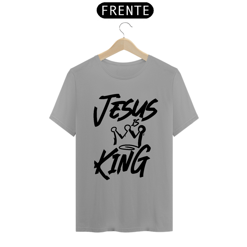 Camiseta Masculina T-Shirt Quality- Jesus is King