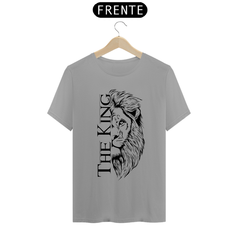 Camiseta Masculina T-Shirt Quality - Leão The King