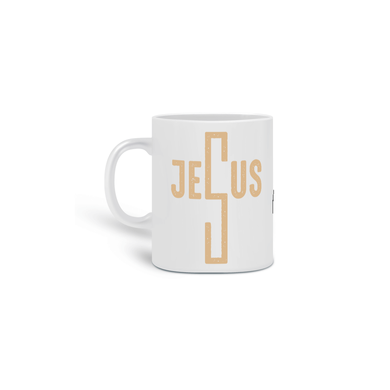 Caneca Branca - Jesus