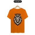Camiseta Masculina T-Shirt Quality - Leão Com Coroa