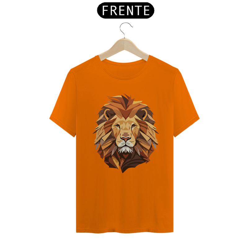 Camiseta Masculina T-Shirt Quality - Leão Desenho