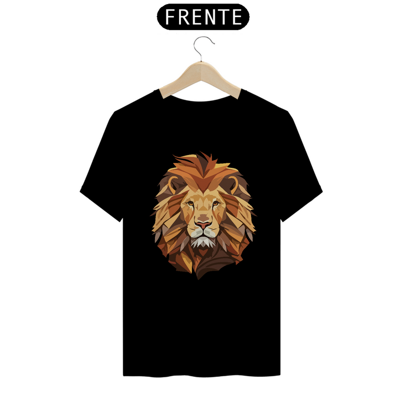 Camiseta Masculina T-Shirt Quality - Leão Desenho