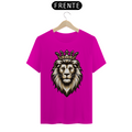 Camiseta Masculina T-Shirt Quality - Leão Com Coroa