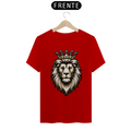 Camiseta Masculina T-Shirt Quality - Leão Com Coroa