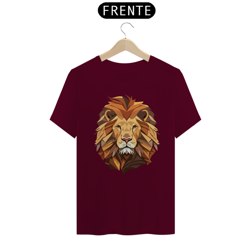 Camiseta Masculina T-Shirt Quality - Leão Desenho