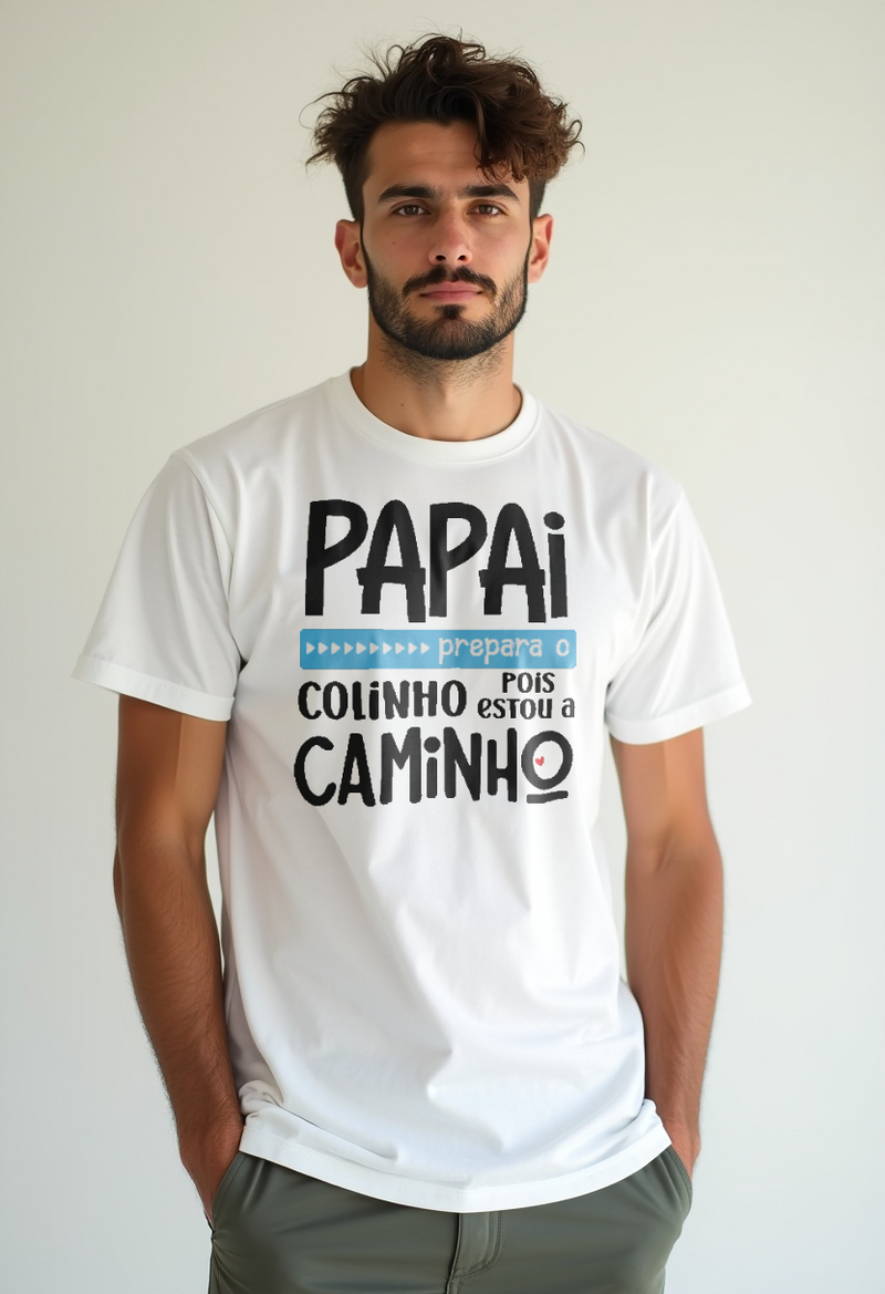 Camiseta Masculina T-Shirt Quality - Papai