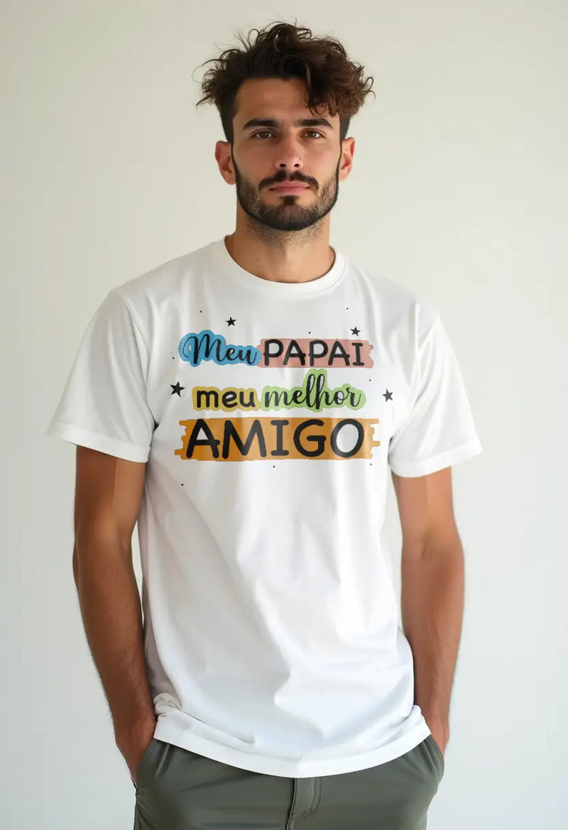 Camiseta Masculina T-Shirt Quality - Meu Papai