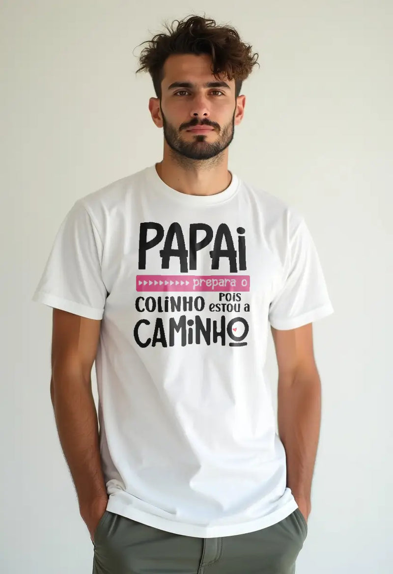 Camiseta Masculina T-Shirt Quality - Papai Rosa